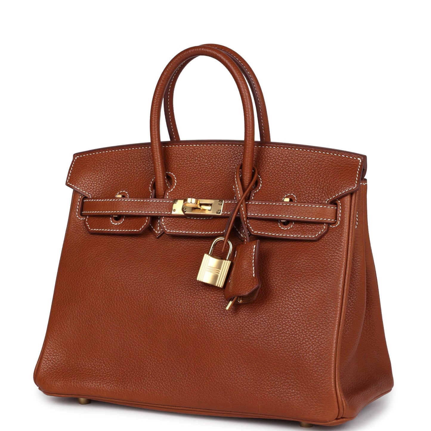 Hermes Birkin 25 Fauve Barenia Faubourg Gold Hardware