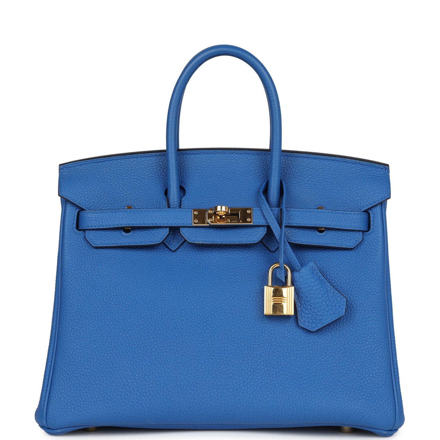 Hermes Birkin 25 Bleu Zellige Togo Gold Hardware