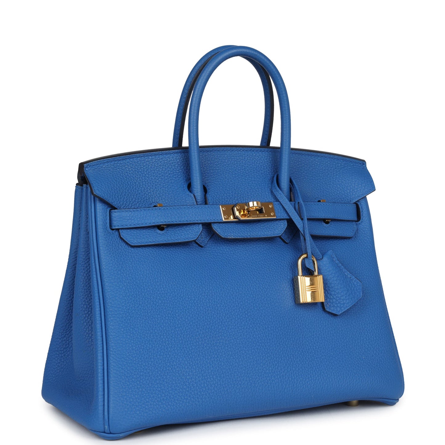 Hermes Birkin 25 Bleu Zellige Togo Gold Hardware