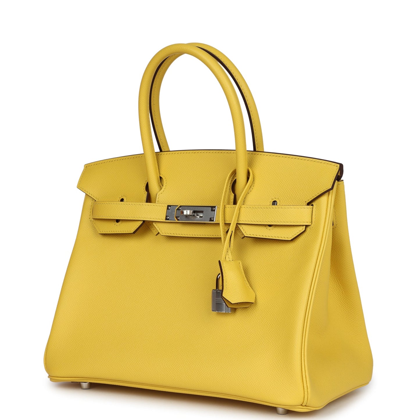 Hermes Birkin 30 Jaune de Naples Epsom Palladium Hardware