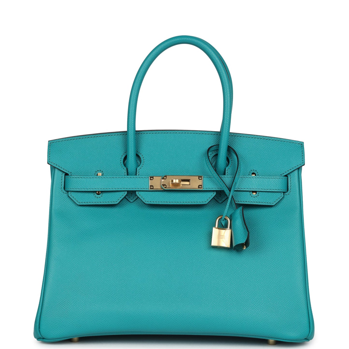 Hermes Birkin 30 Bleu Paon Epsom Gold Hardware