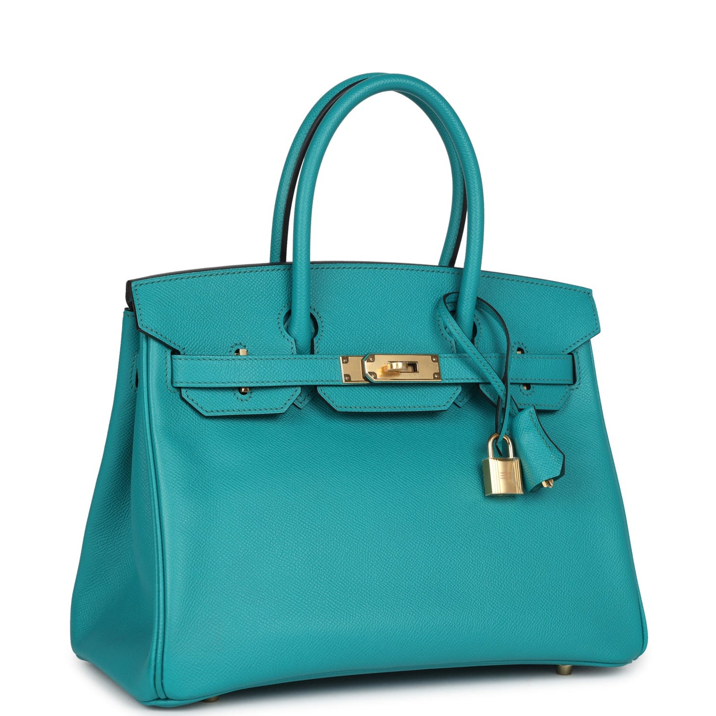 Hermes Birkin 30 Bleu Paon Epsom Gold Hardware
