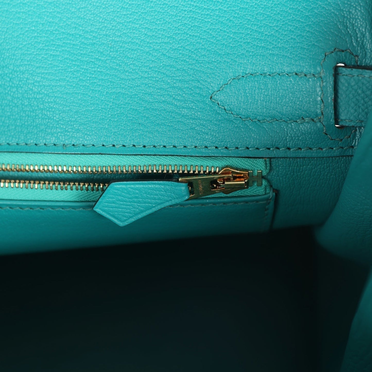 Hermes Birkin 30 Bleu Paon Epsom Gold Hardware
