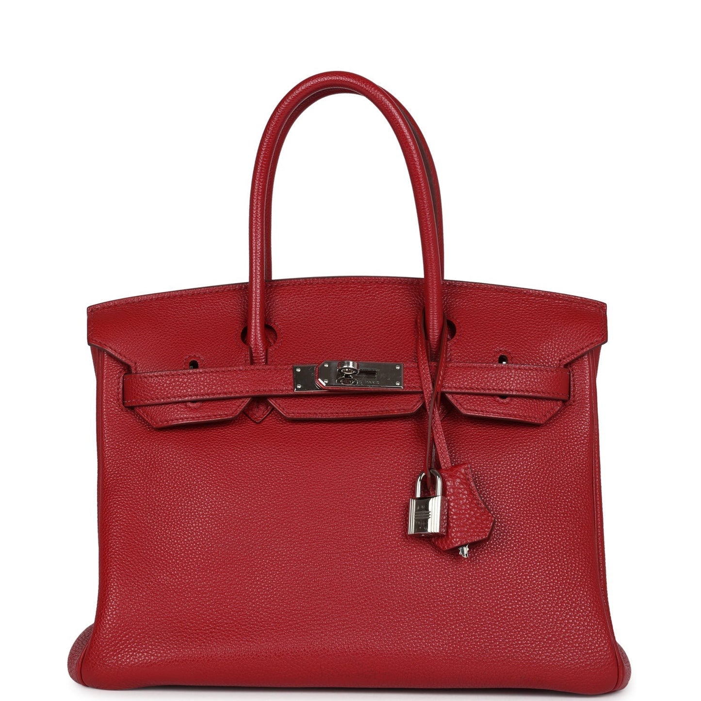 Hermes Birkin 30 Rouge Garance Togo Palladium Hardware