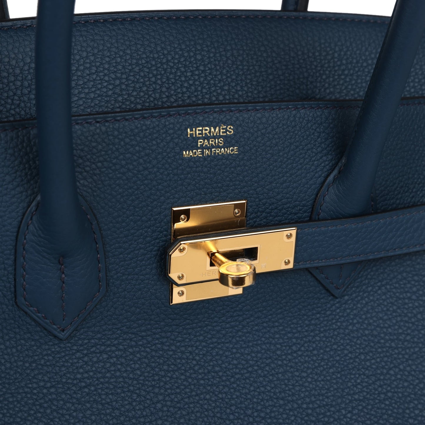 Hermes Birkin 35 Bleu De Prusse Togo Gold Hardware