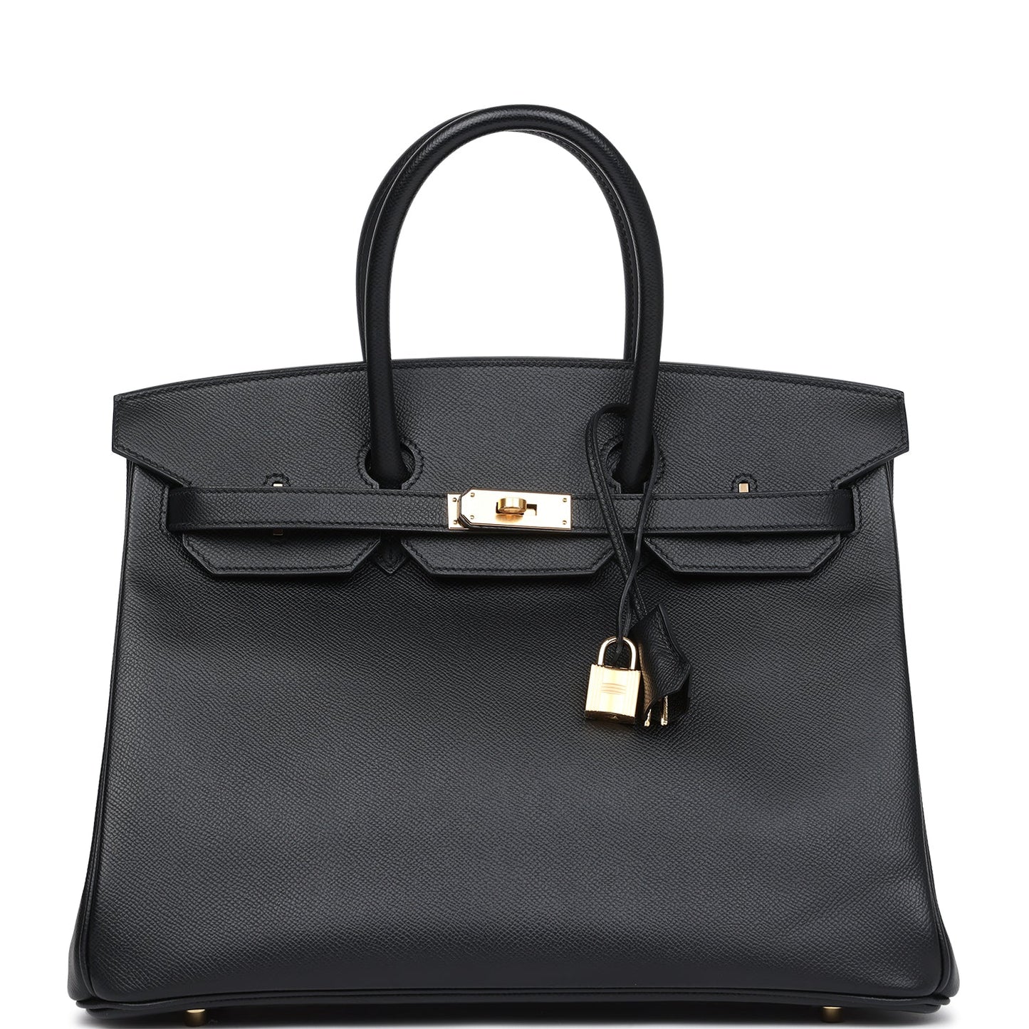 Hermes Birkin 35 Black Epsom Gold Hardware