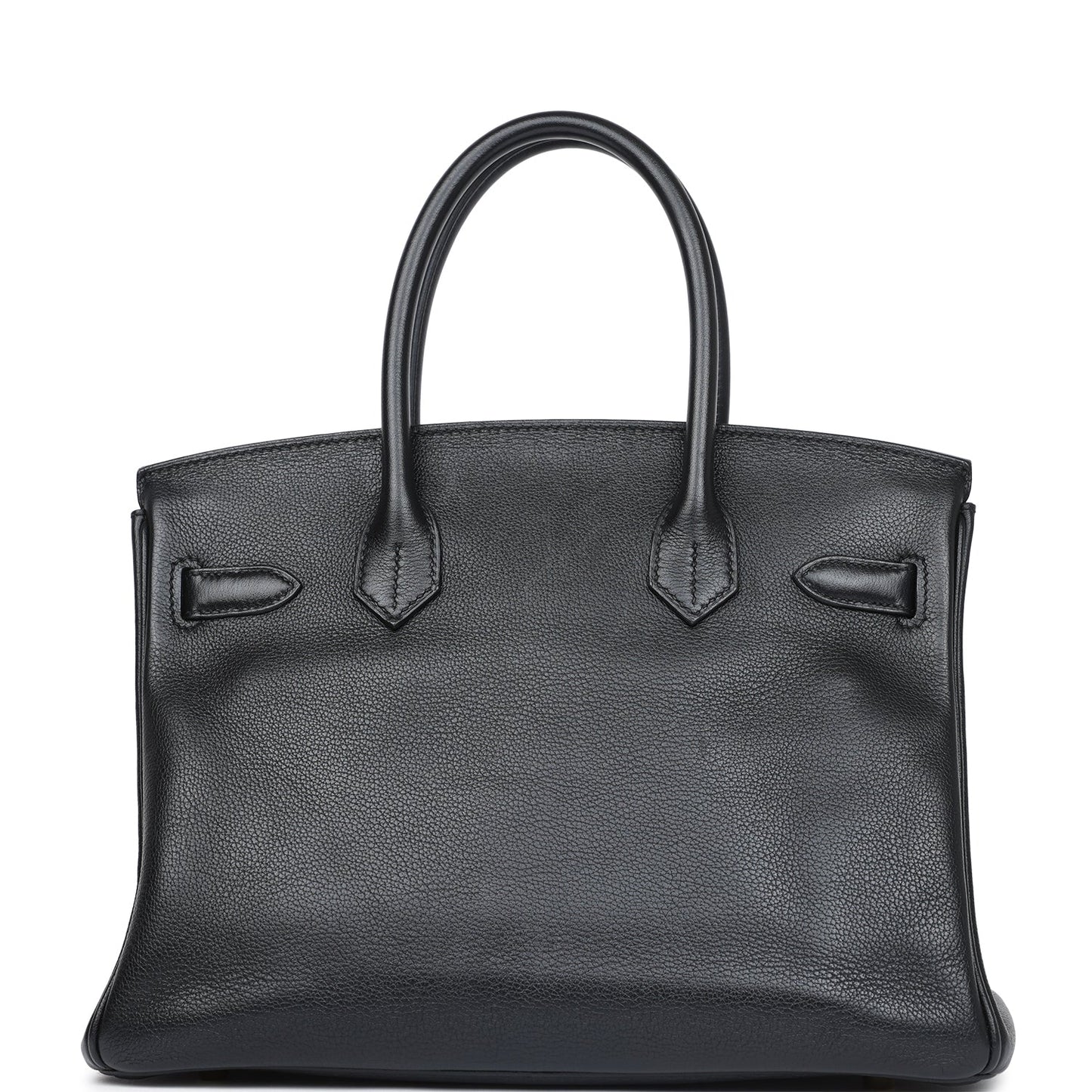 Hermes Birkin 30 Black Novillo Gold Hardware