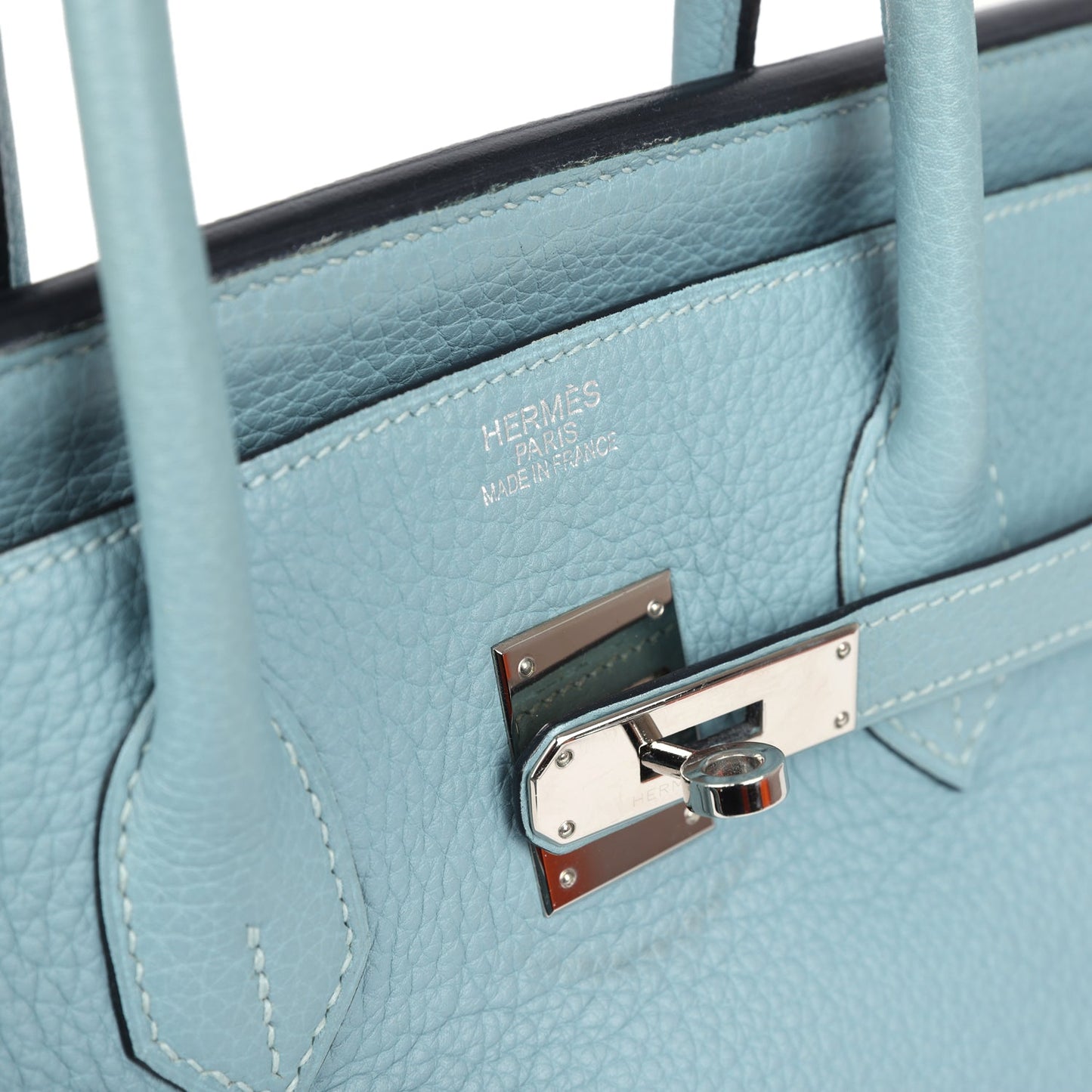 Hermes Birkin 35 Ciel Togo Palladium Hardware