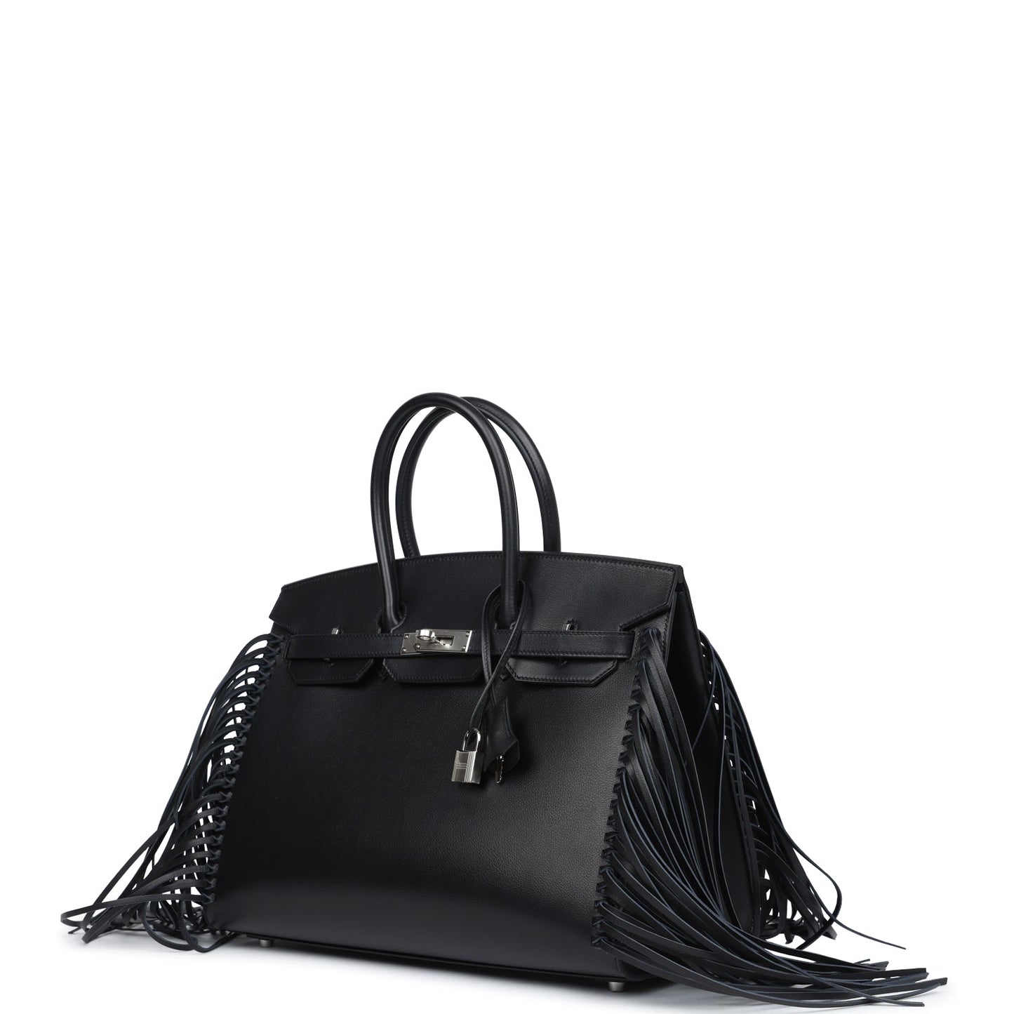 Hermes Birkin 35 Anate Black Evergrain Palladium Hardware