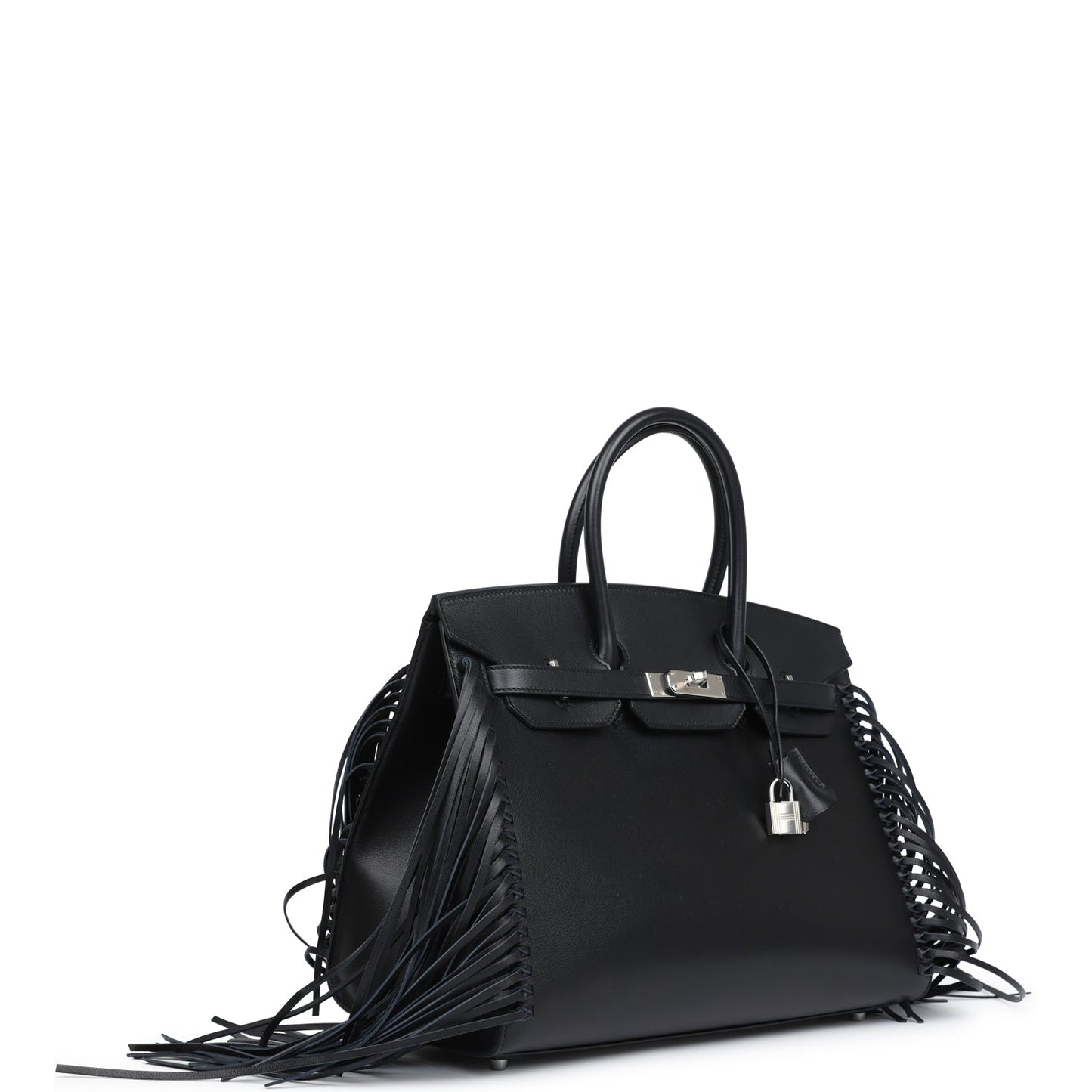 Hermes Birkin 35 Anate Black Evergrain Palladium Hardware