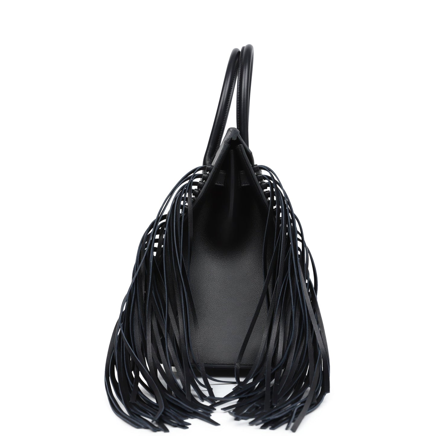 Hermes Birkin 35 Anate Black Evergrain Palladium Hardware