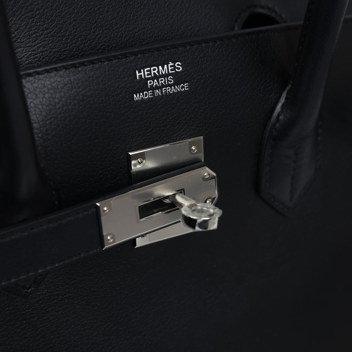 Hermes Birkin 35 Anate Black Evergrain Palladium Hardware