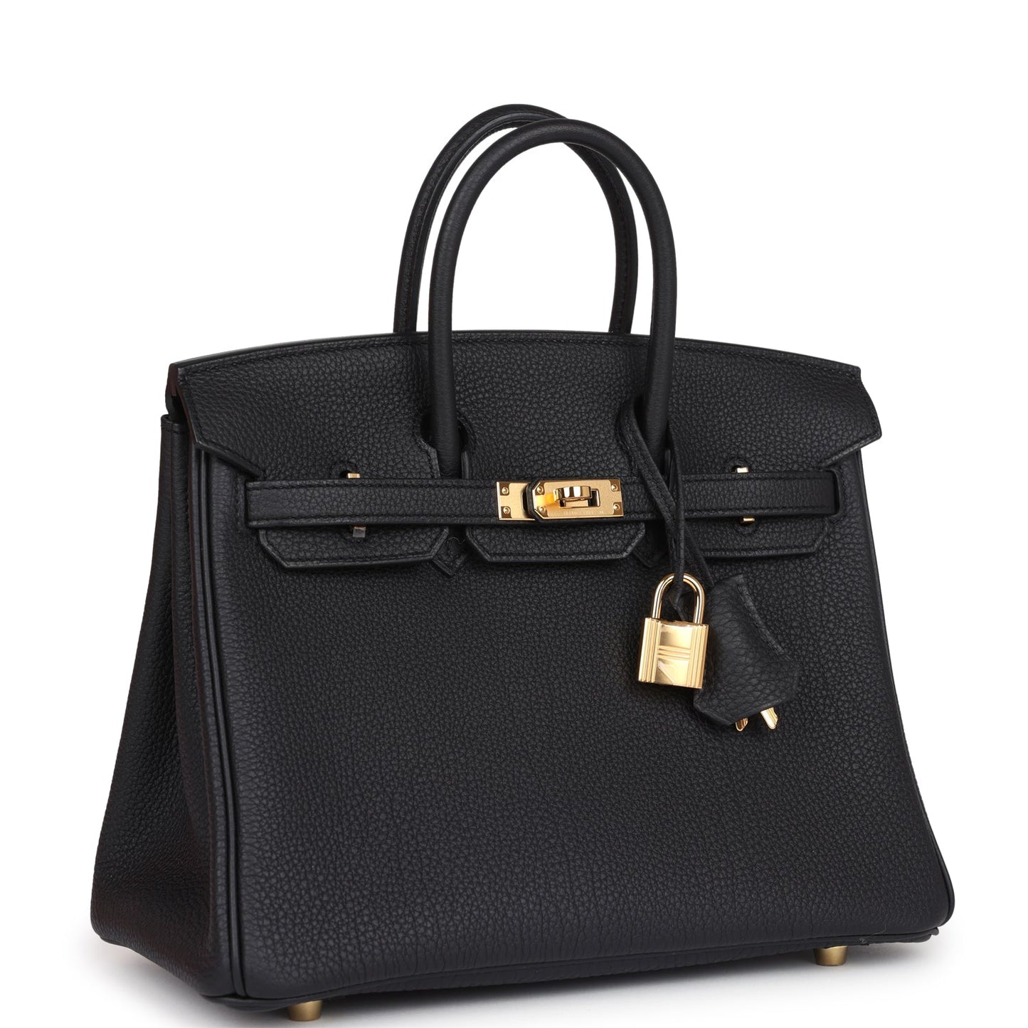 Hermes Birkin 25 Black Togo Gold Hardware