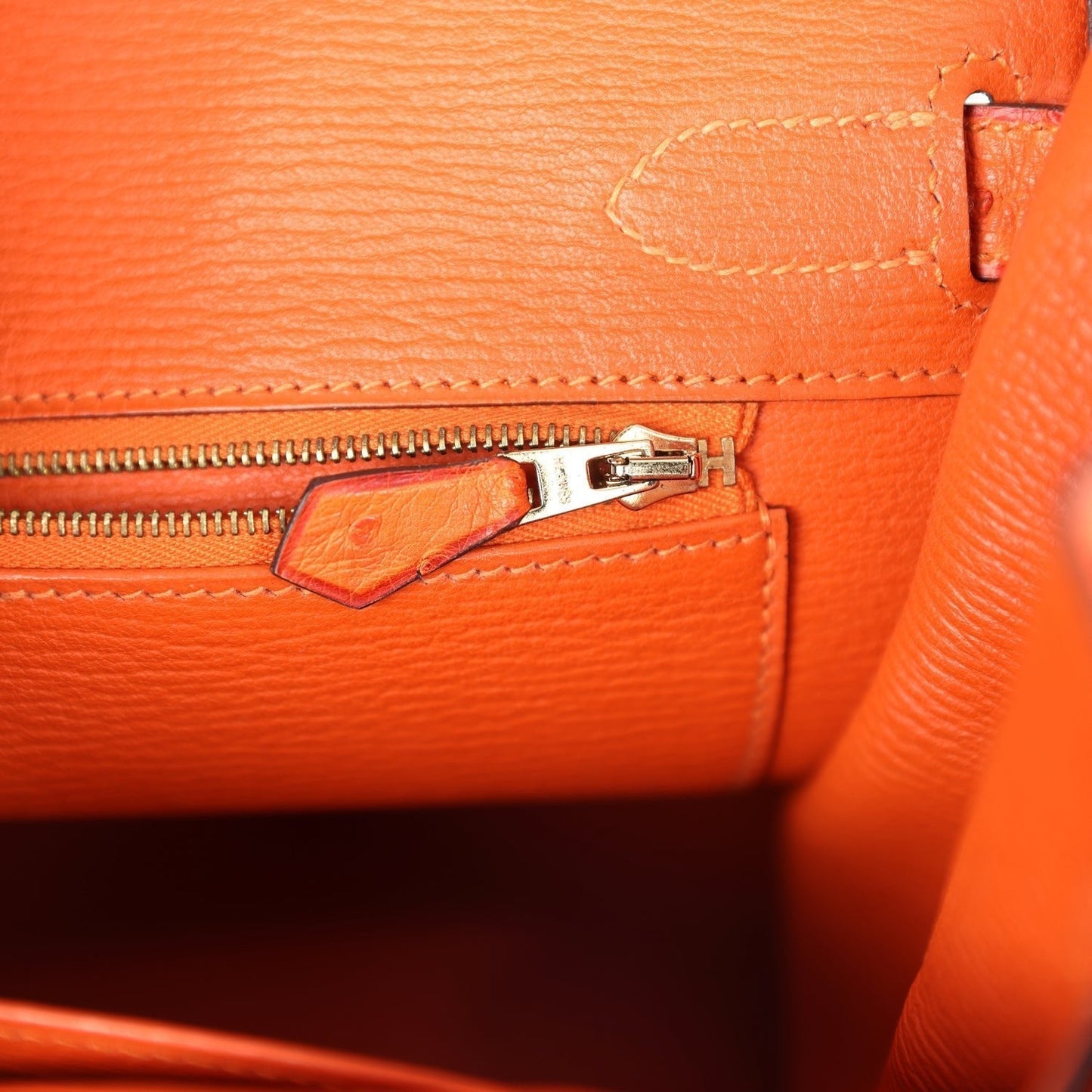Hermes Special Order (HSS) Birkin 30 Tangerine, Violet and Bougainvillea Ostrich Gold Hardware