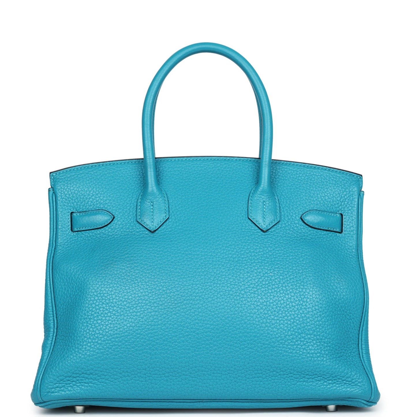 Hermes Birkin 30 Turquoise Clemence Palladium Hardware