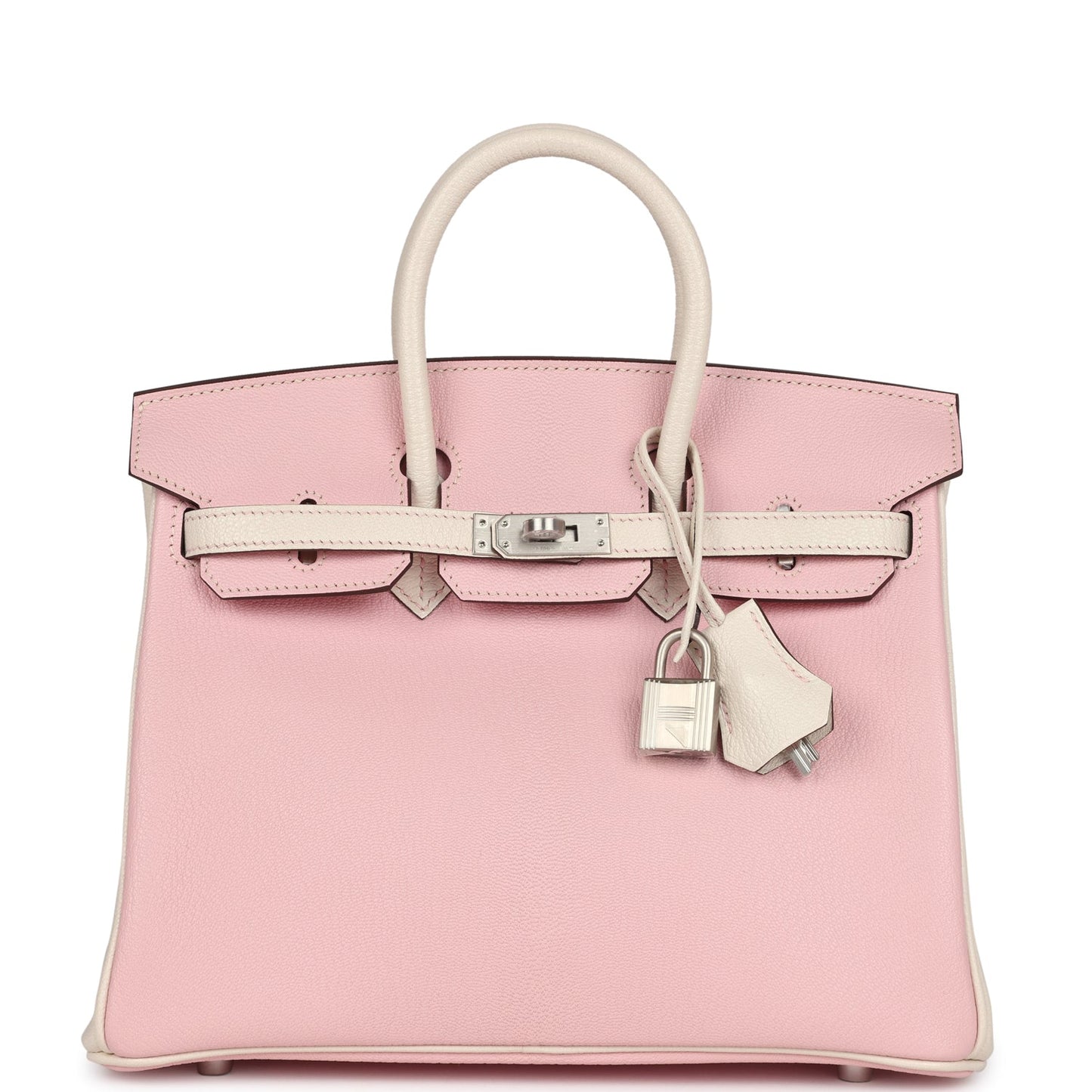 Hermes Special Order (HSS) Birkin 25 Rose Sakura and Nata Swift Brushed Gold Hardware