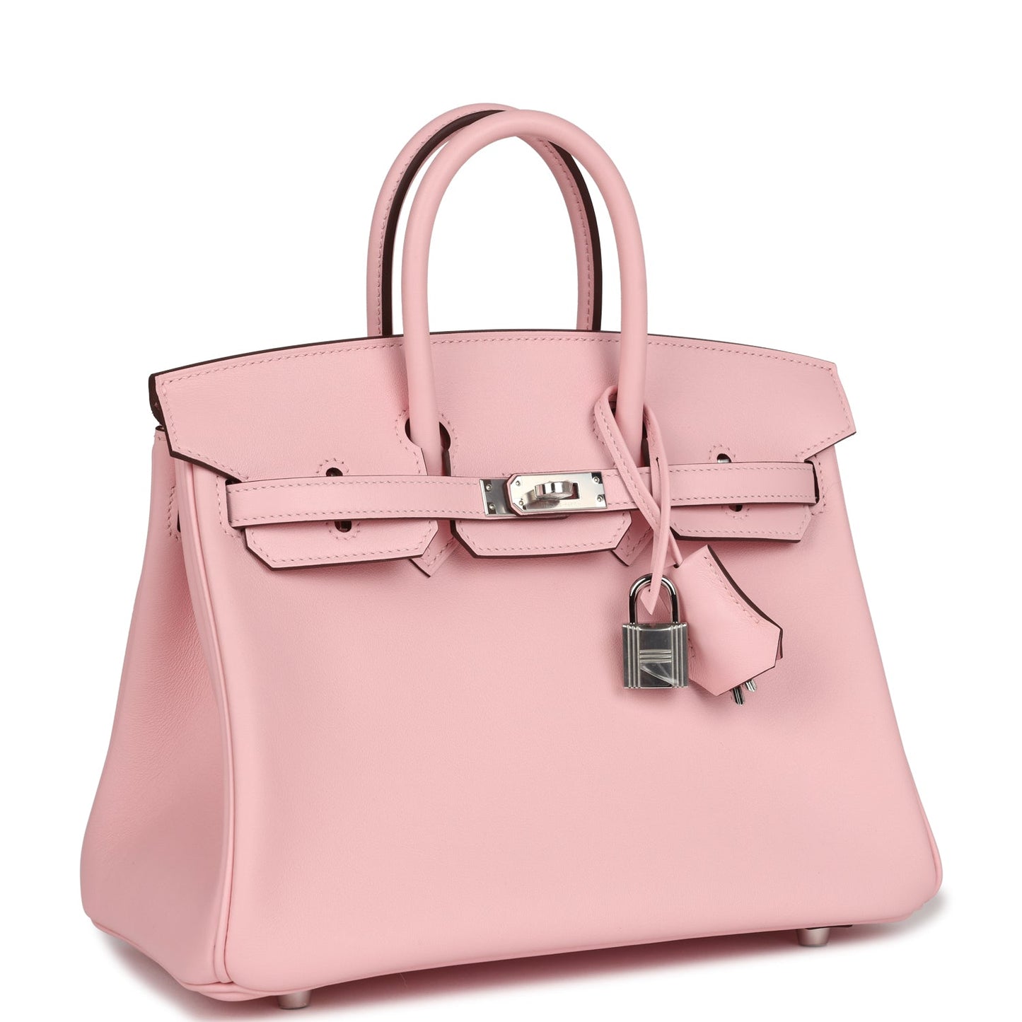 Hermes Birkin 25 Rose Sakura Swift Palladium Hardware