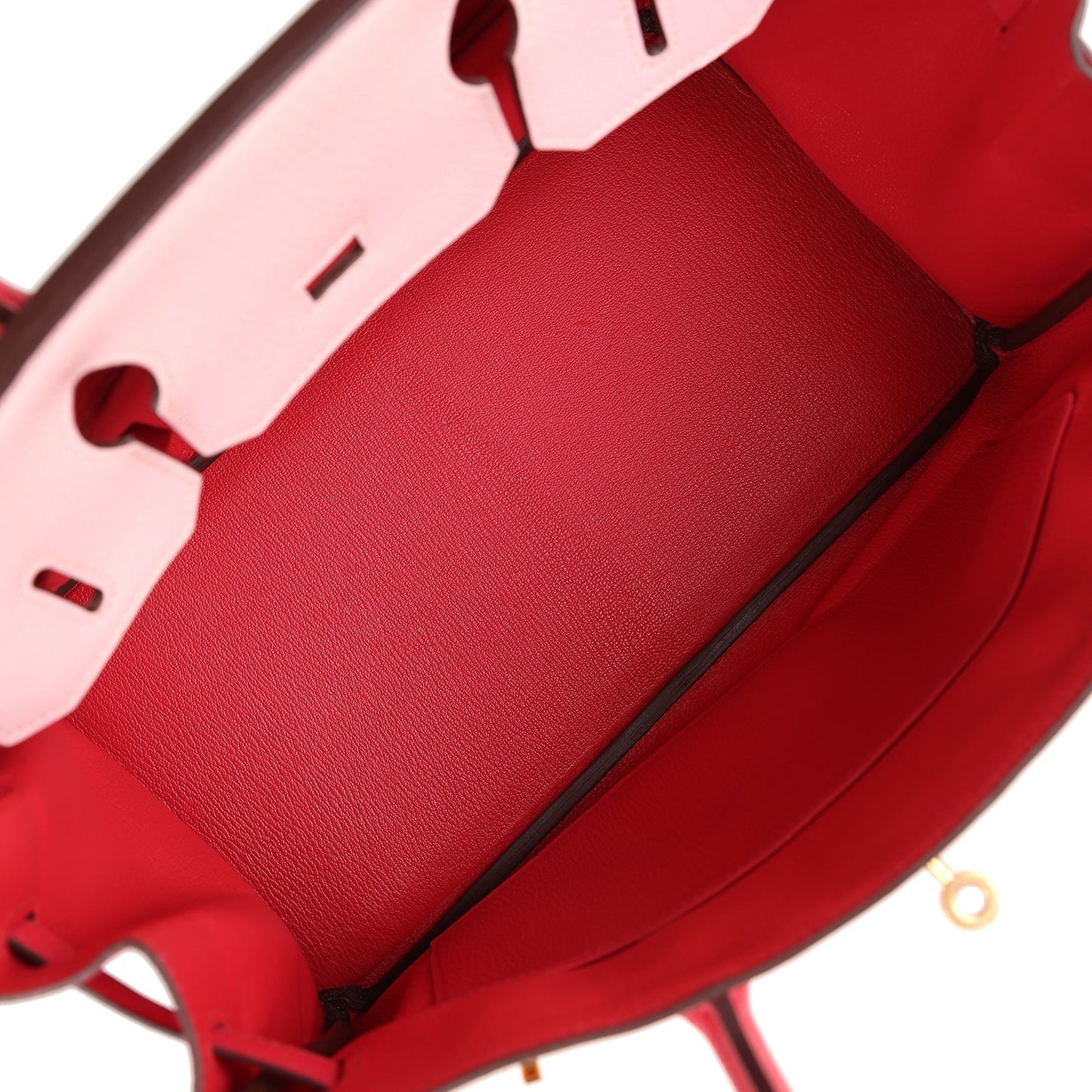 Hermes Special Order (HSS) Birkin 30 Rose Sakura and Rose Extreme Chevre Gold Hardware