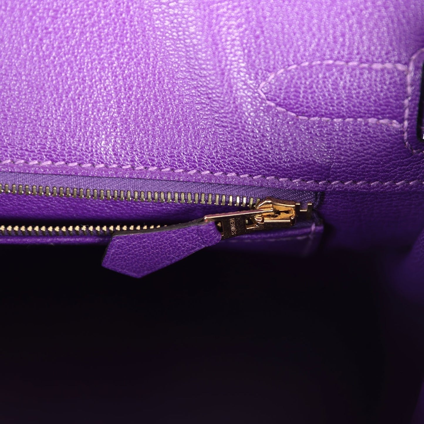 Hermes Birkin 30 Ultraviolet Shiny Niloticus Crocodile Gold Hardware