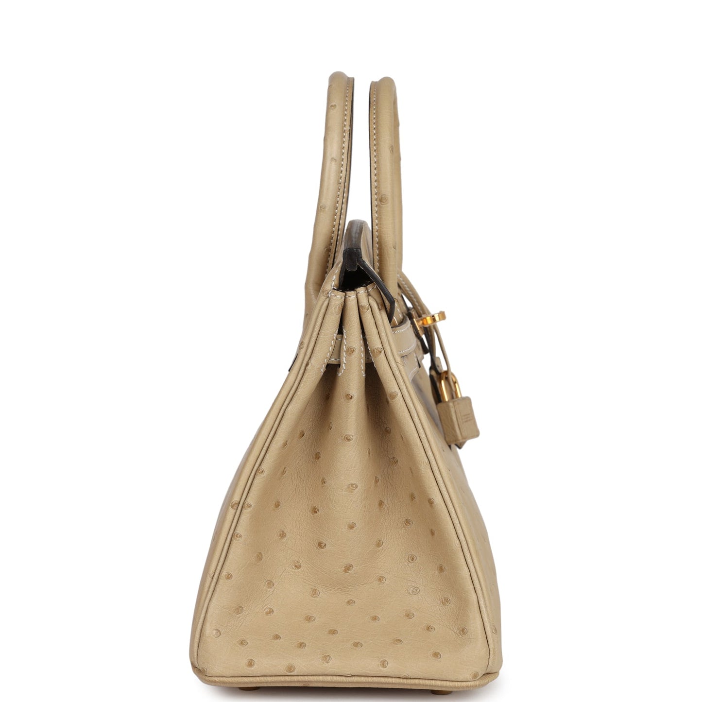 Hermes Birkin 25 Trench Ostrich Gold Hardware