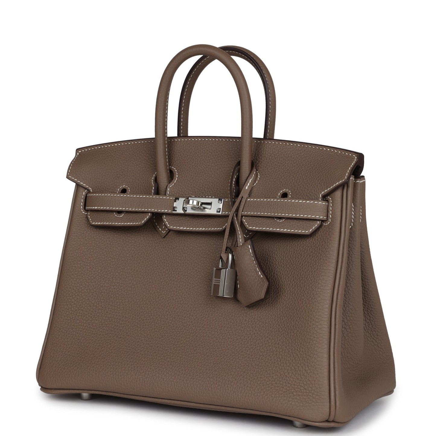 Hermes Birkin 25 Etoupe Togo Palladium Hardware