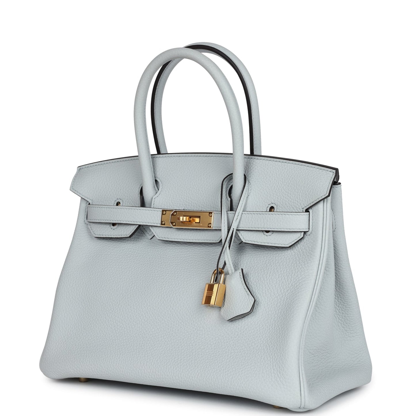 Hermes Birkin 30 Bleu Pale Togo Gold Hardware
