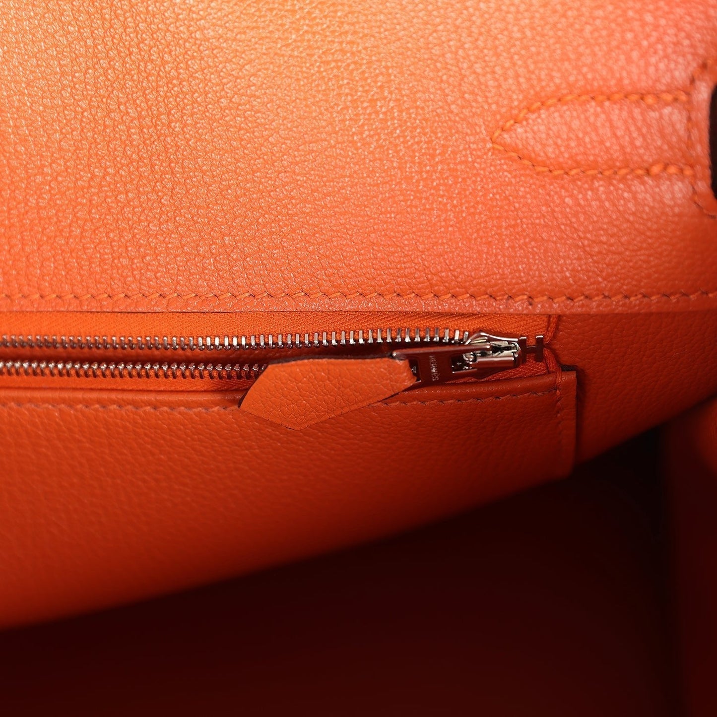 Hermes Special Order (HSS) Birkin 35 Tricolor Bleu Hydra, Ultraviolet and Orange Togo Palladium Hardware