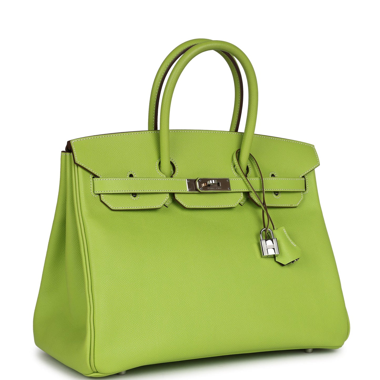 Hermes Birkin 35 Kiwi Candy Epsom Palladium Hardware