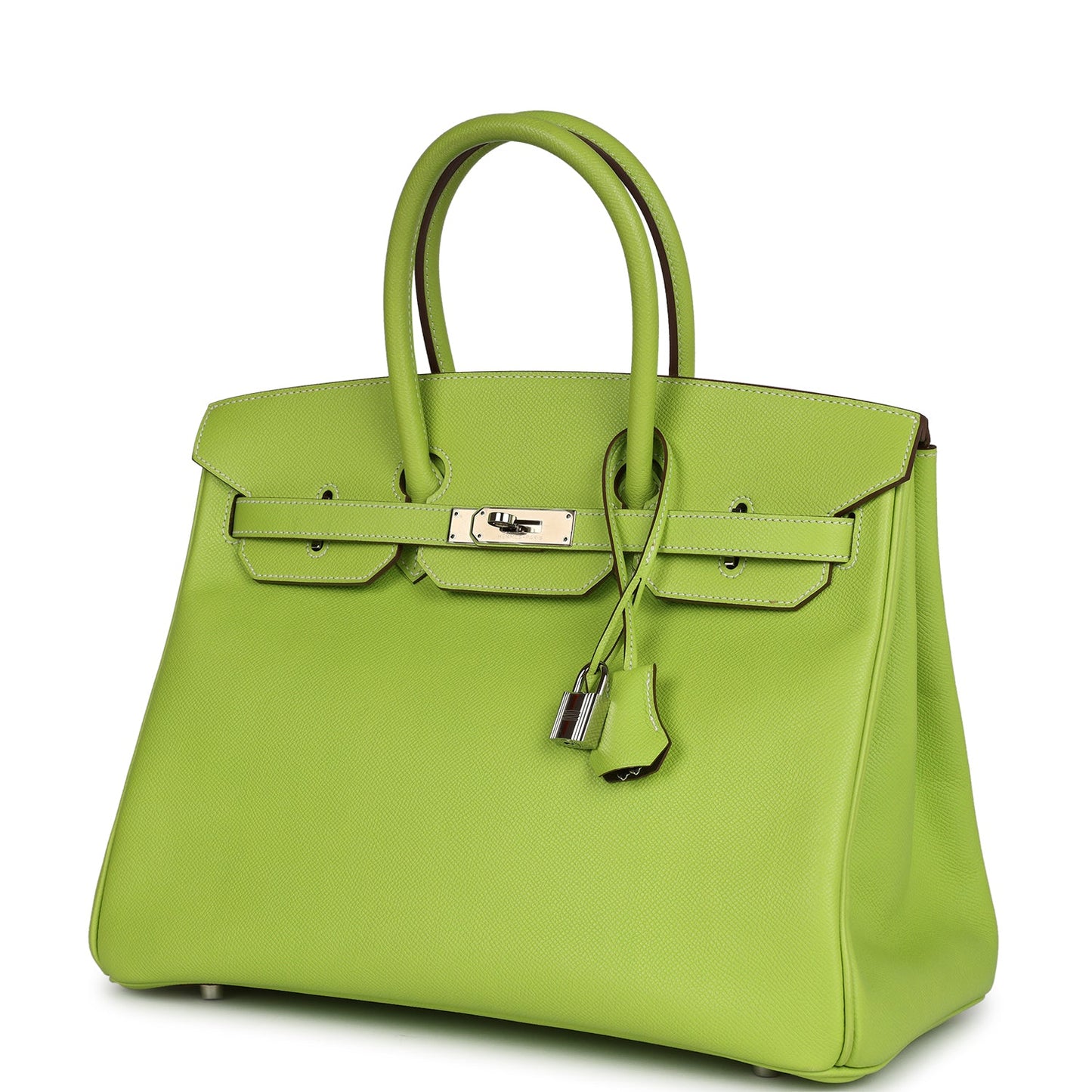 Hermes Birkin 35 Kiwi Candy Epsom Palladium Hardware