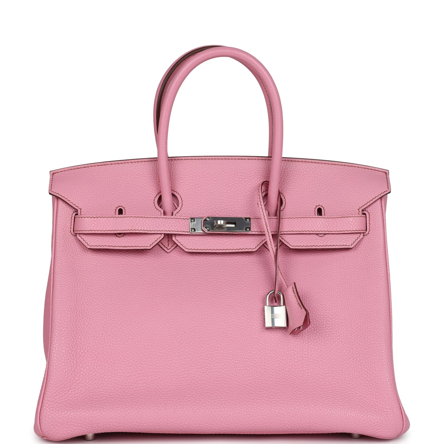 Hermes Birkin 35 Bubblegum Togo Palladium Hardware
