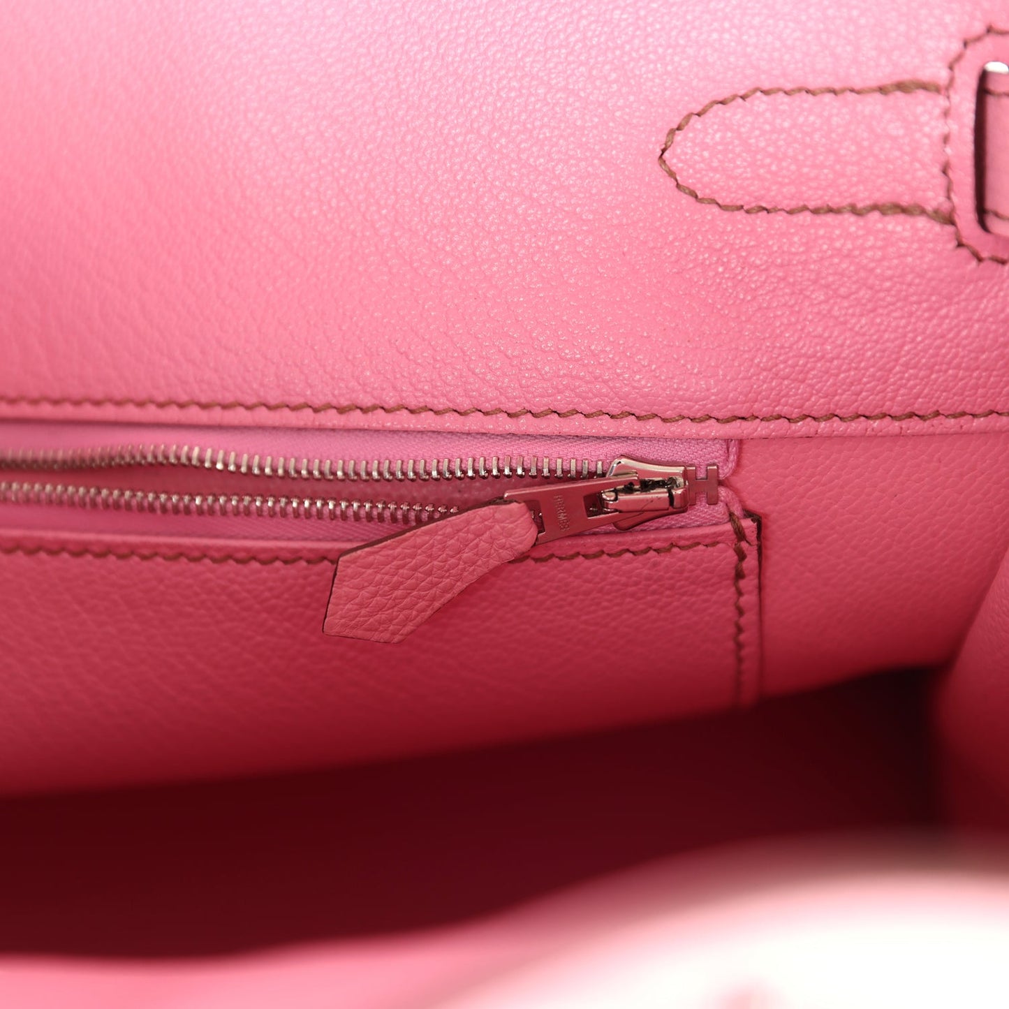 Hermes Birkin 35 Bubblegum Togo Palladium Hardware