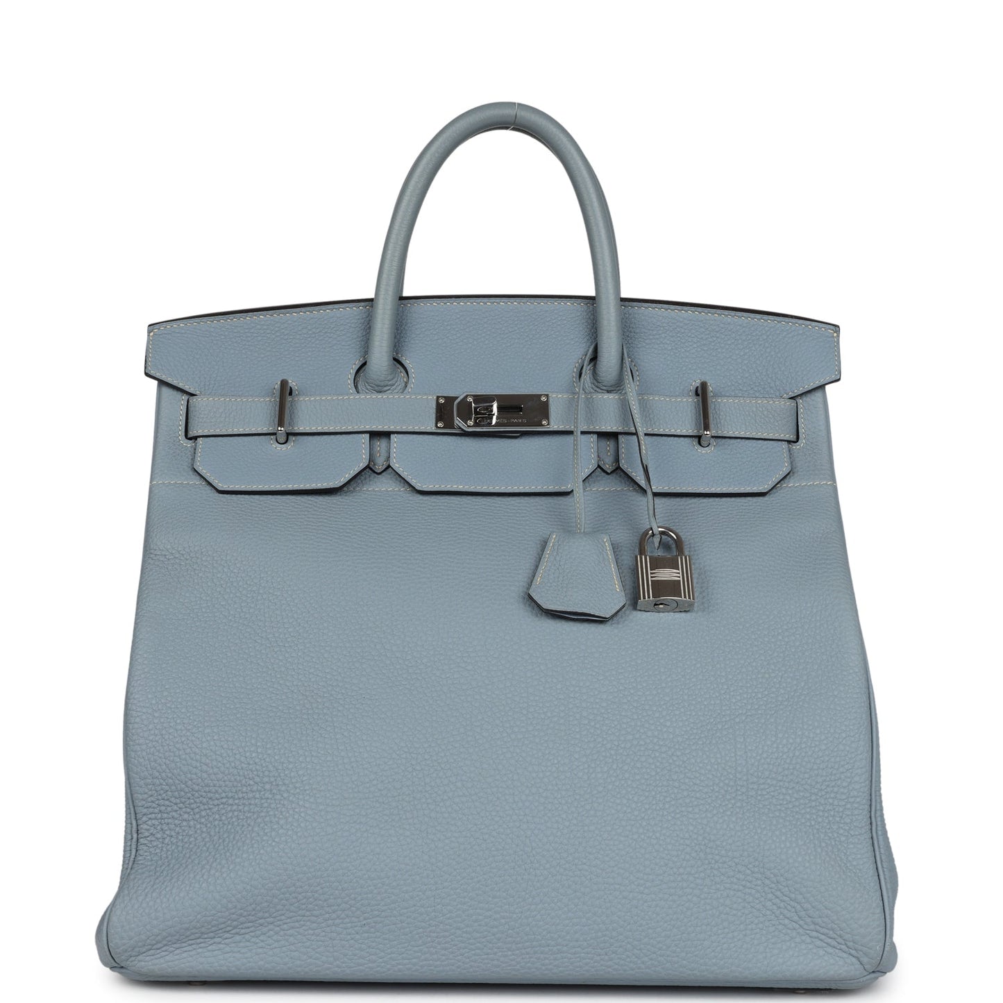 Hermes Birkin HAC 40 Bleu Lin Togo Palladium Hardware