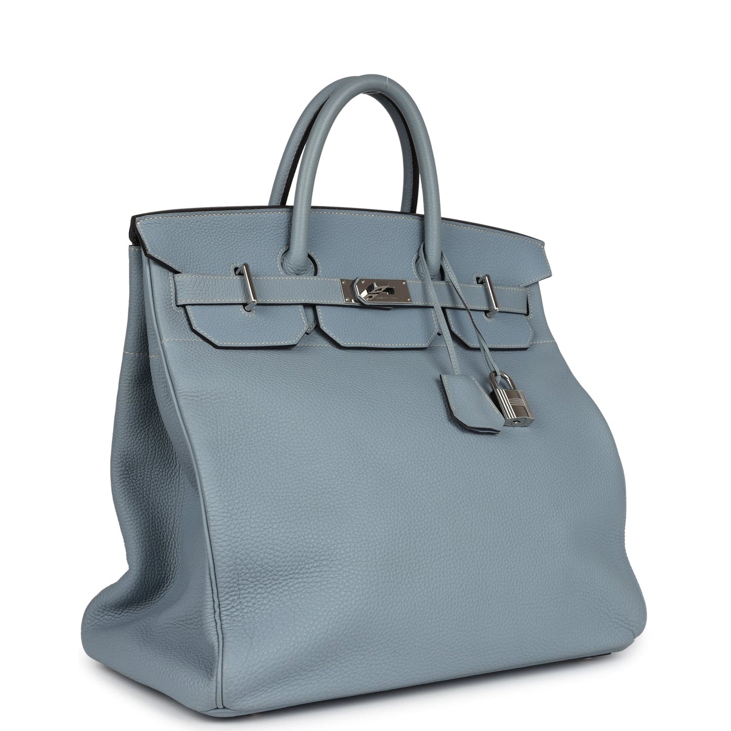 Hermes Birkin HAC 40 Bleu Lin Togo Palladium Hardware