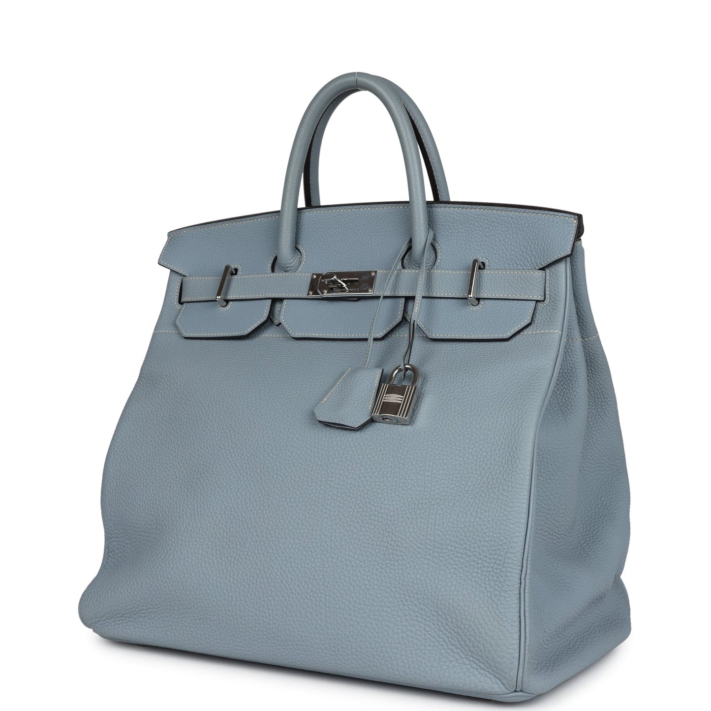 Hermes Birkin HAC 40 Bleu Lin Togo Palladium Hardware