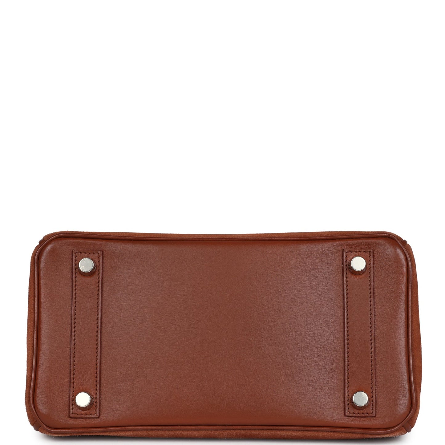 Vintage Hermes Birkin 25 Noisette Doblis and Box Palladium Hardware