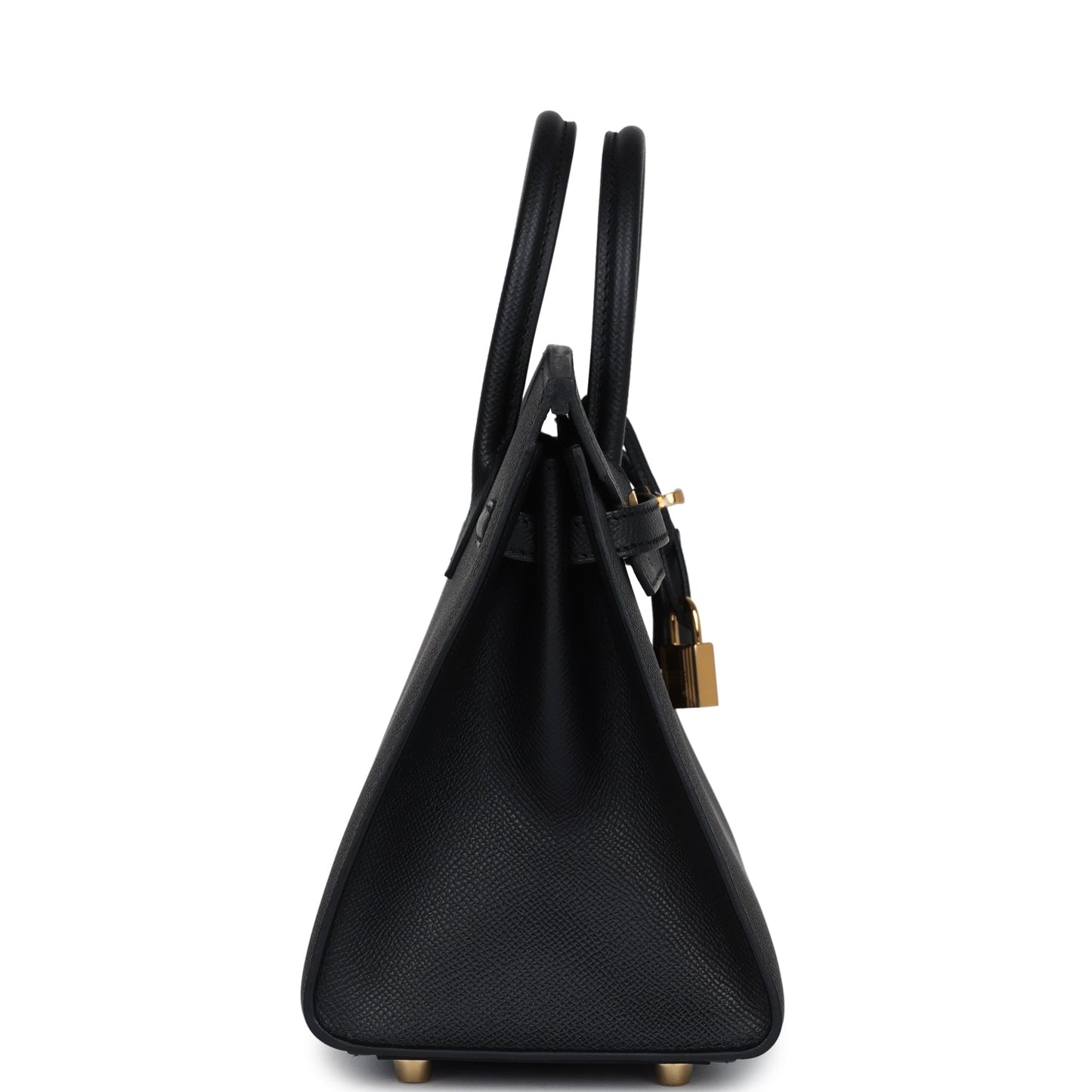 Hermes Birkin Sellier 25 Black Epsom Gold Hardware