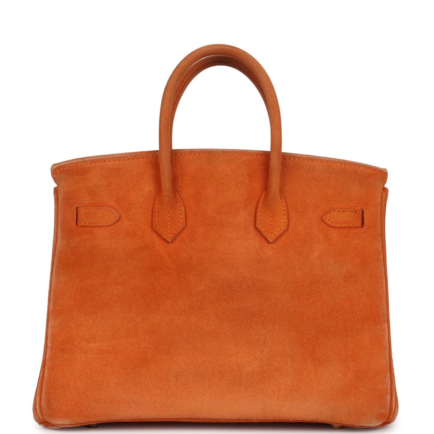 Vintage Hermes Birkin 25 Orange Doblis Gold Hardware