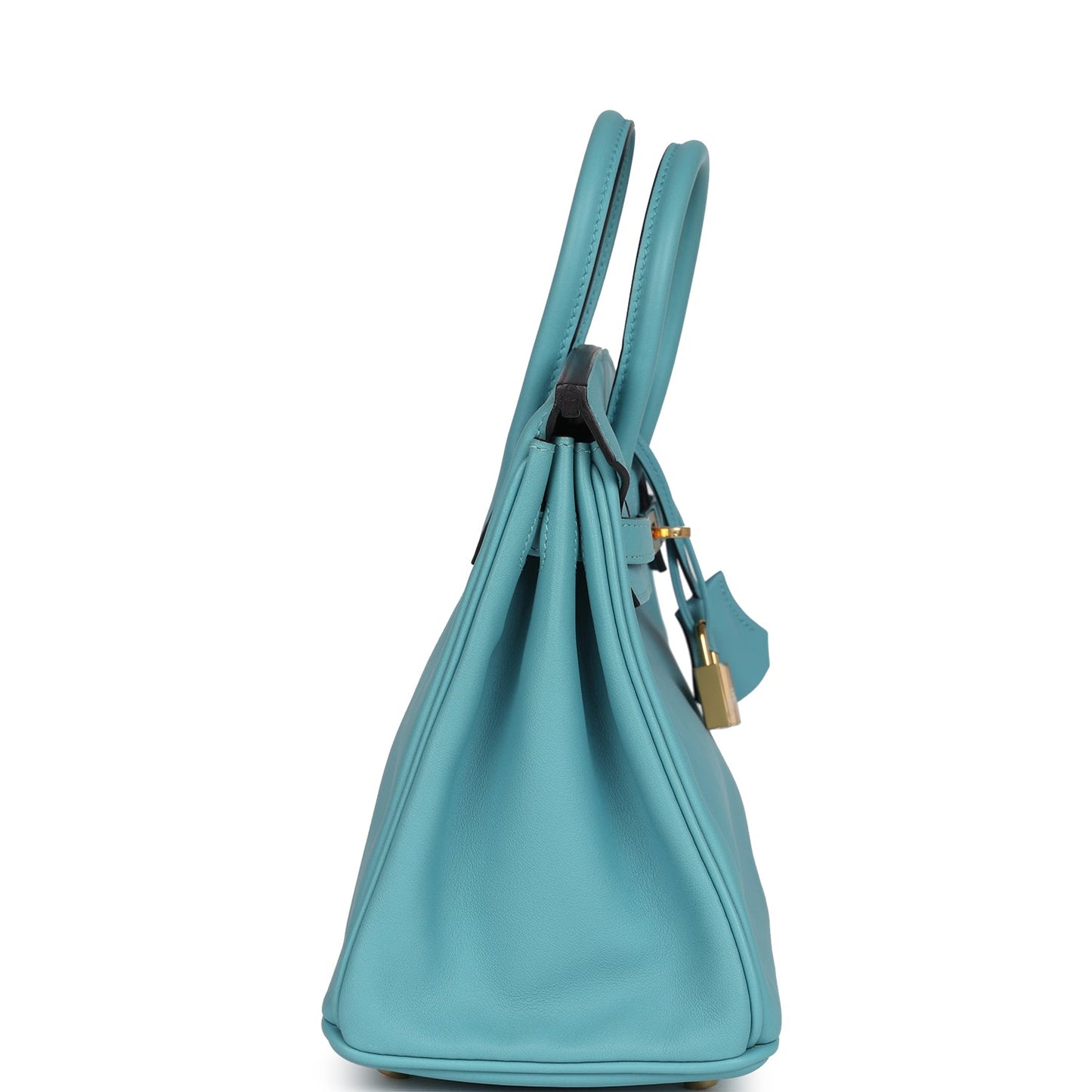 Hermes Birkin 25 Bleu Saint Cyr Swift Gold Hardware