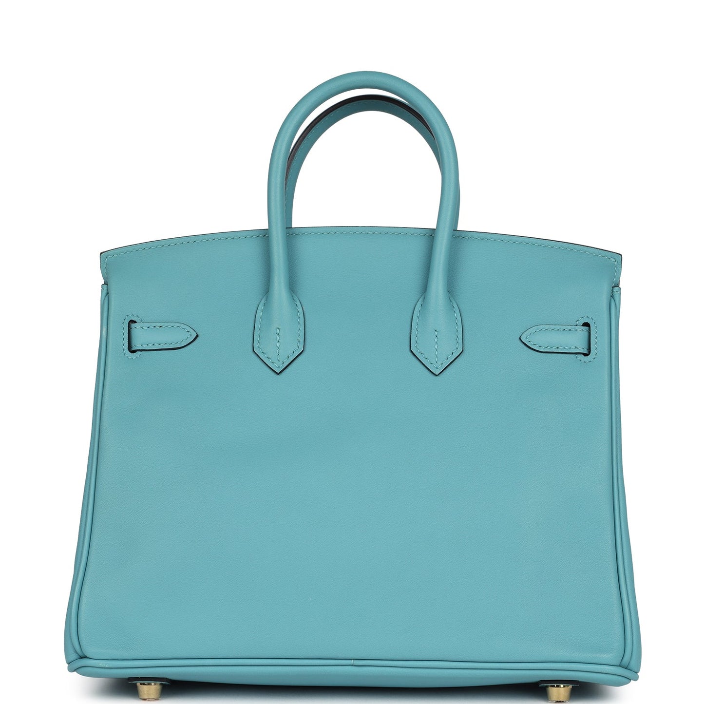 Hermes Birkin 25 Bleu Saint Cyr Swift Gold Hardware
