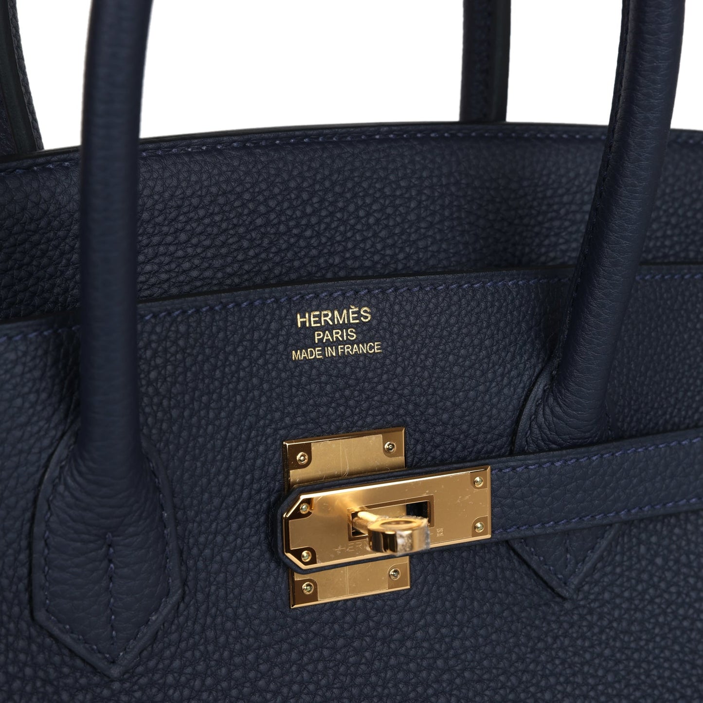 Hermes Birkin 35 Bleu Nuit Togo Gold Hardware