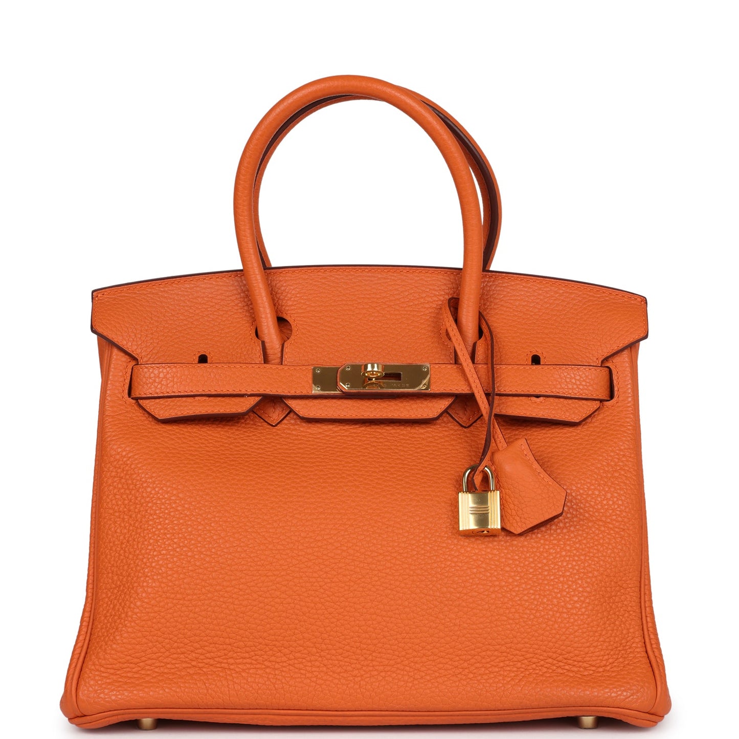 Hermes Birkin 30 Orange Togo Gold Hardware