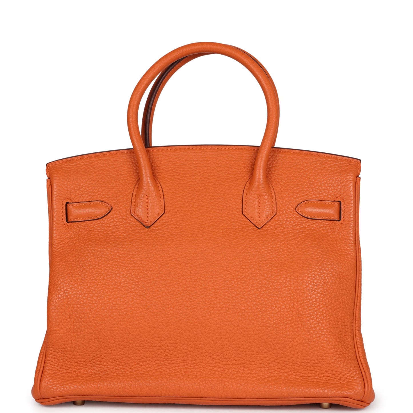 Hermes Birkin 30 Orange Togo Gold Hardware