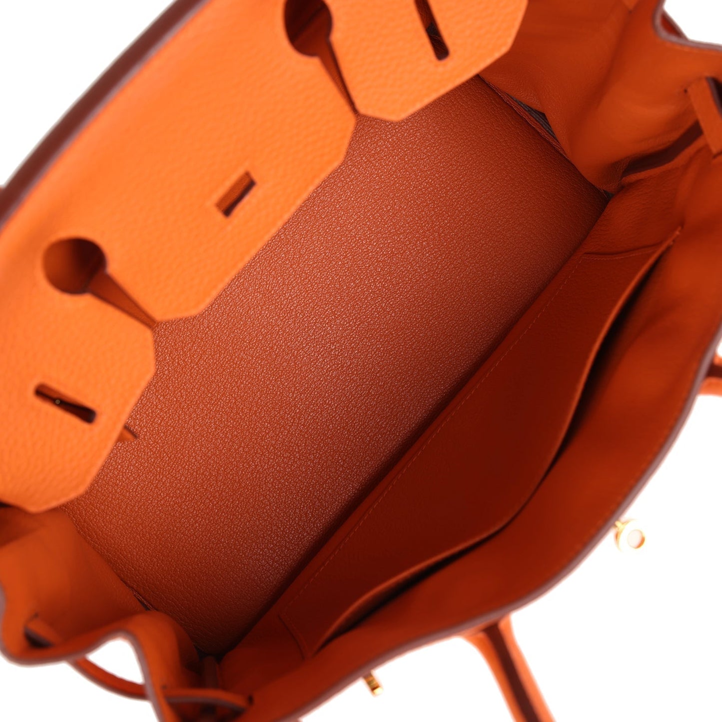 Hermes Birkin 30 Orange Togo Gold Hardware