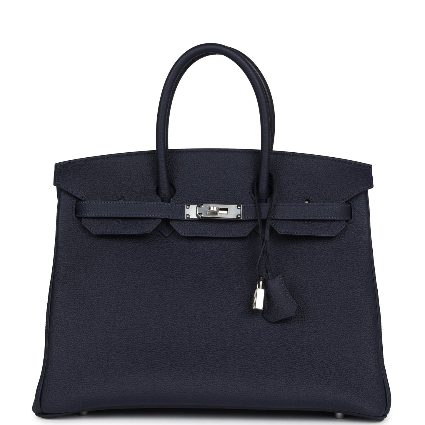 Hermes Birkin 35 Bleu Nuit Togo Palladium Hardware