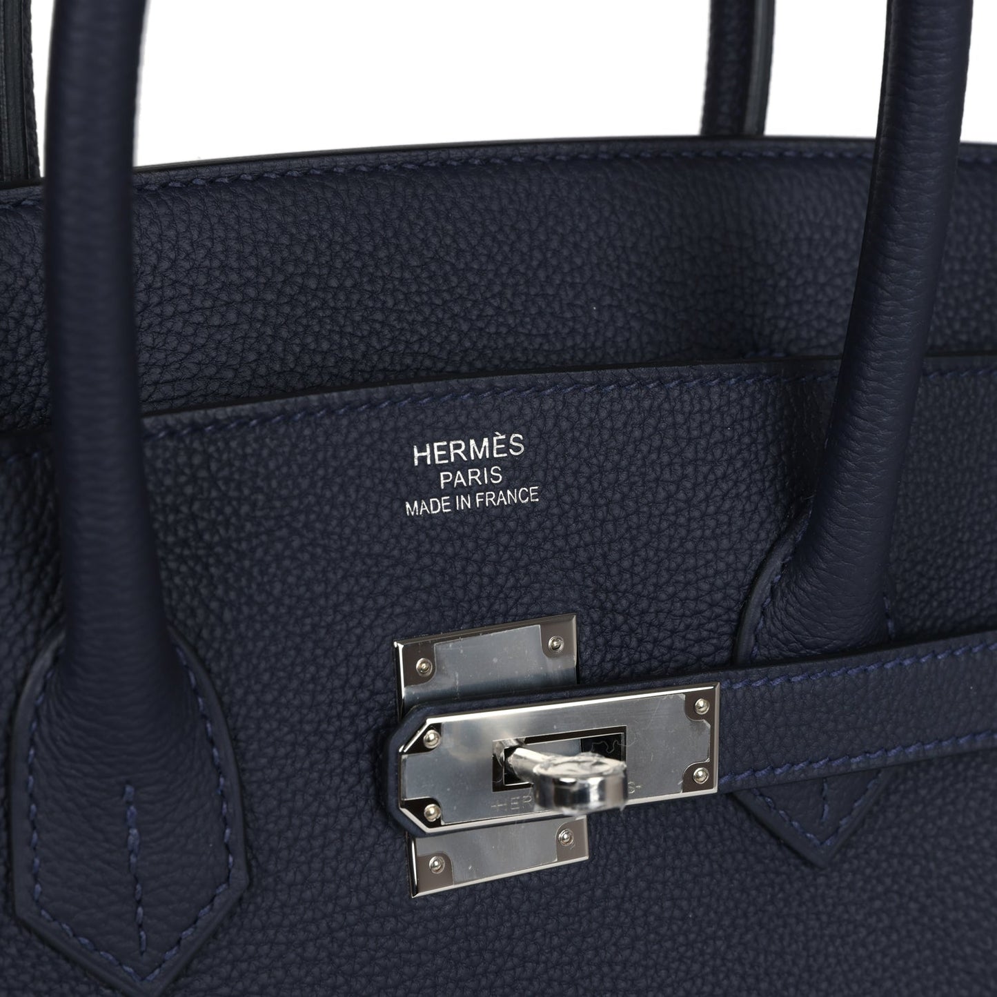 Hermes Birkin 35 Bleu Nuit Togo Palladium Hardware