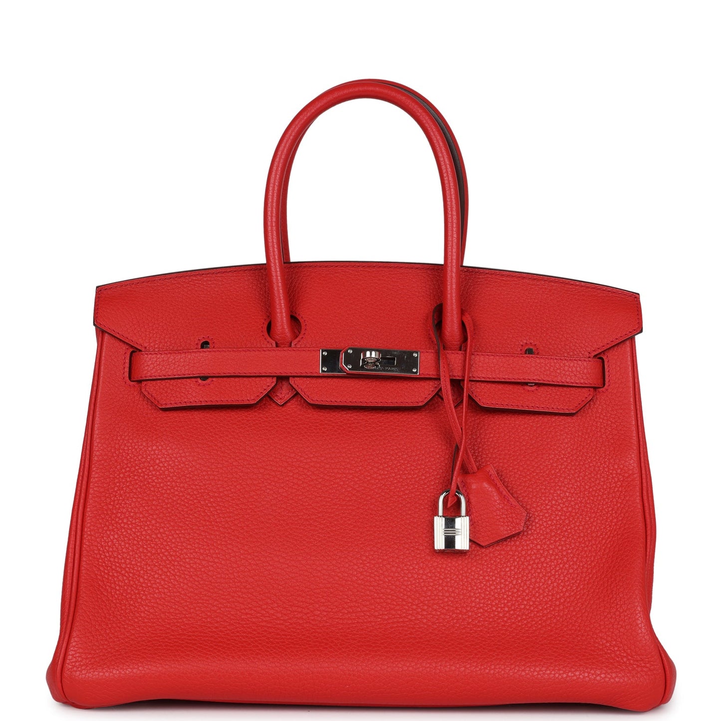 Hermes Birkin 35 Geranium Togo Palladium Hardware