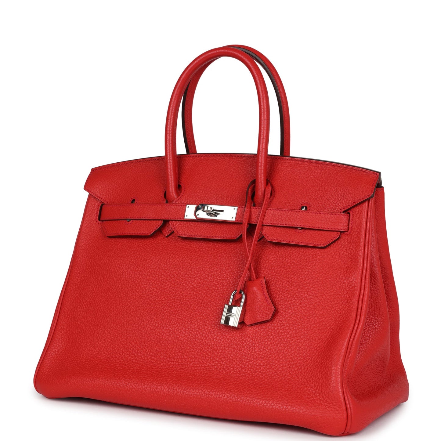 Hermes Birkin 35 Geranium Togo Palladium Hardware