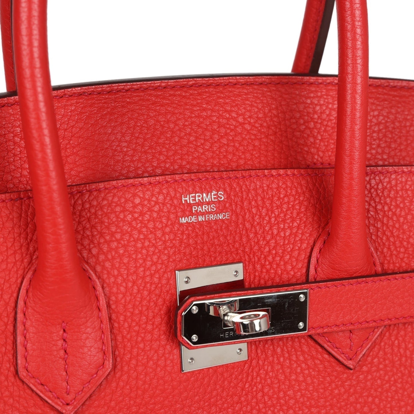 Hermes Birkin 35 Geranium Togo Palladium Hardware