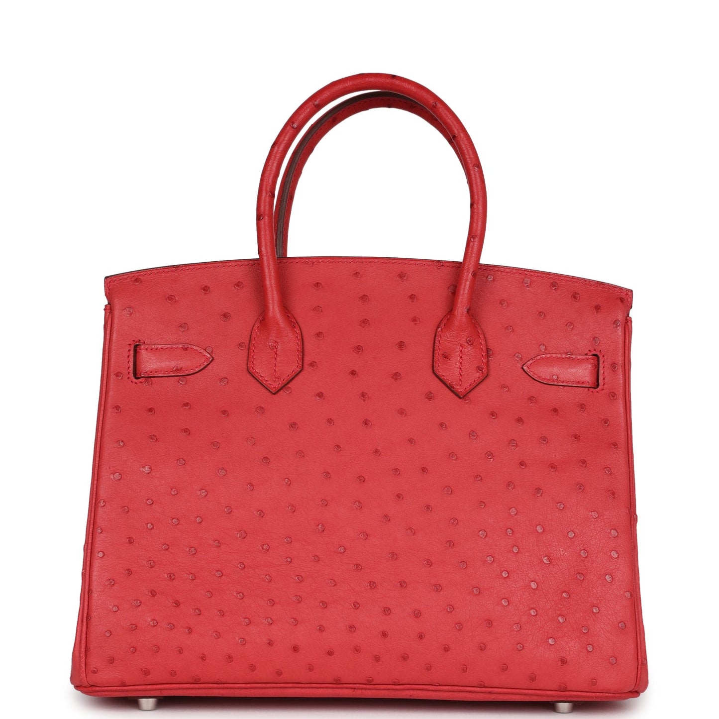 Hermes Birkin 30 Bougainvillea Ostrich Palladium Hardware