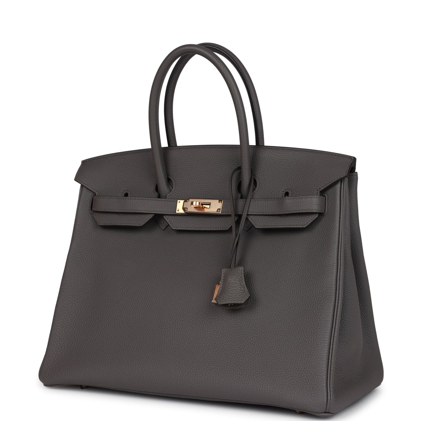 Hermes Birkin 35 Etain Togo Rose Gold Hardware